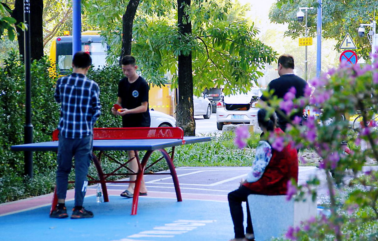 朗悦口袋公园。花都区委宣传部供图