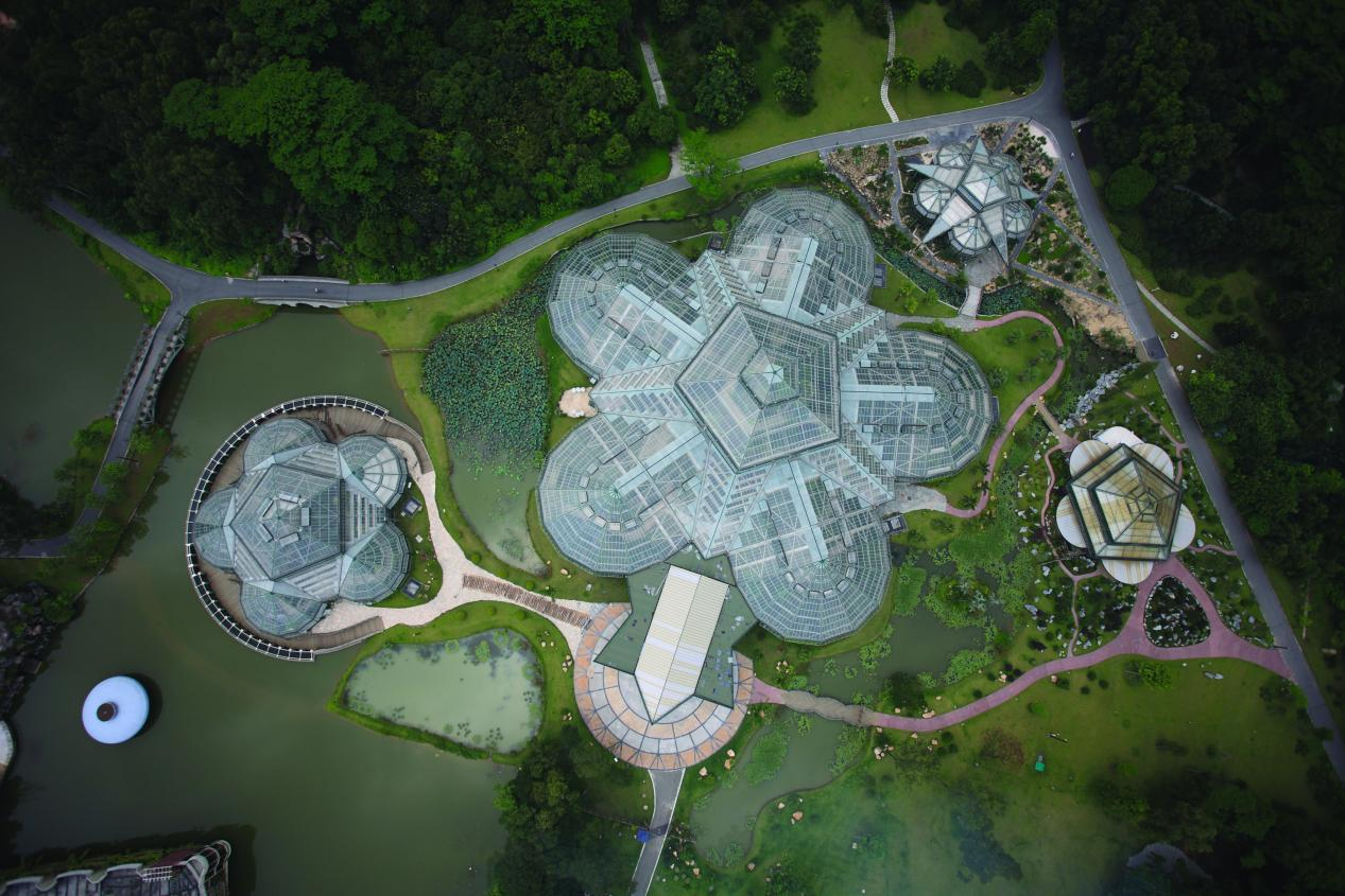 广州市天河区华南国家植物园拥有众多高水平植物研究机构，为绿色发展提供科技支撑。天河区委宣传部供图