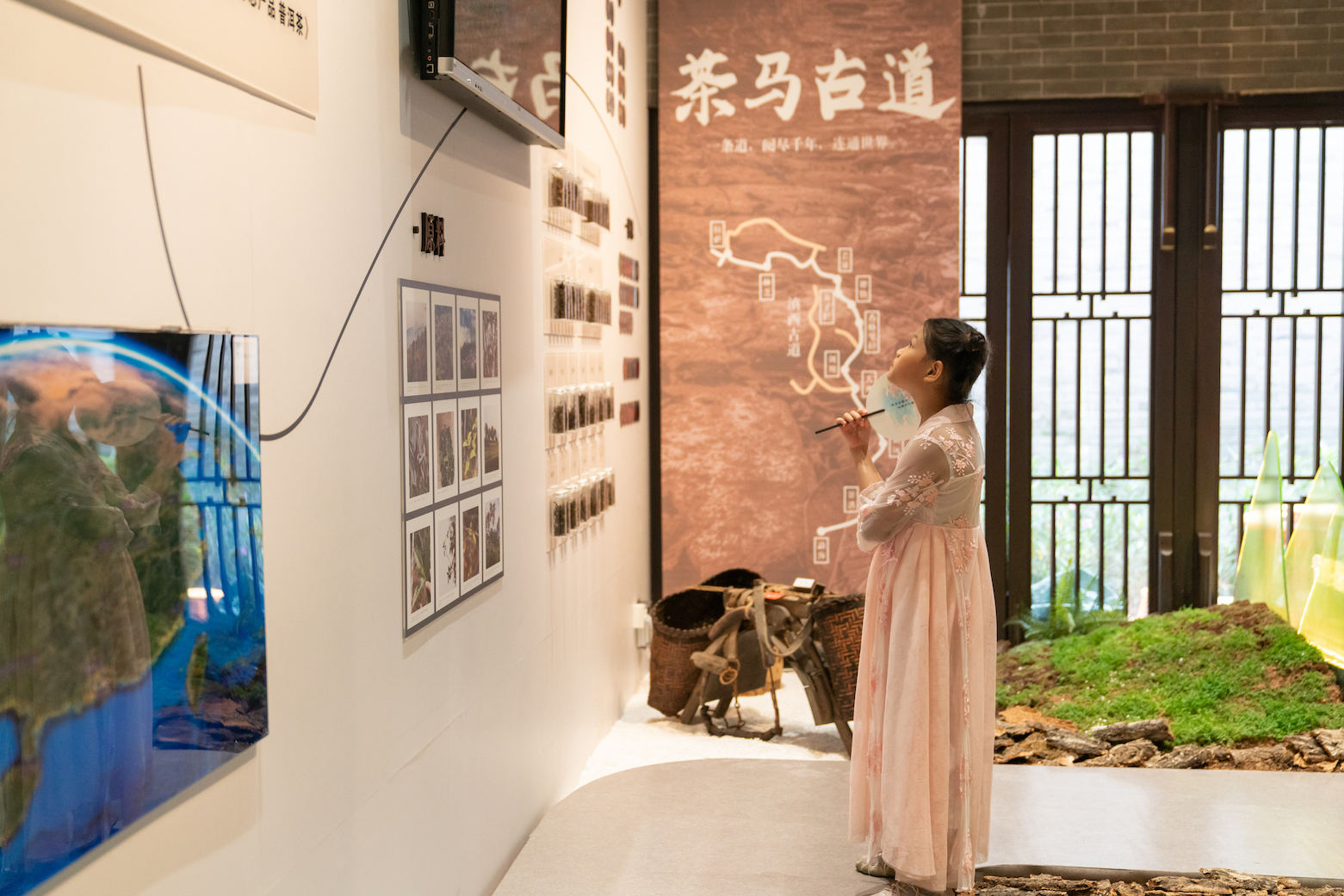 广州市文化馆“茶和天下兴——海上丝绸茶文化展”以思念为题,邀请茶友重点体验乌龙茶、普洱茶等深受侨民喜欢的茶品,品茗之余抒发思念故土和故人之情。广州市文化广电旅游局供图