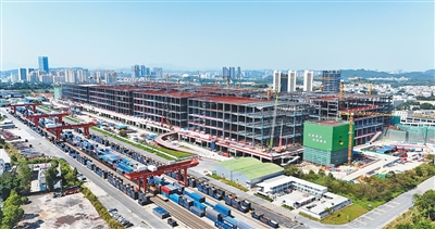 首个铁路盖上智慧物流园什么样