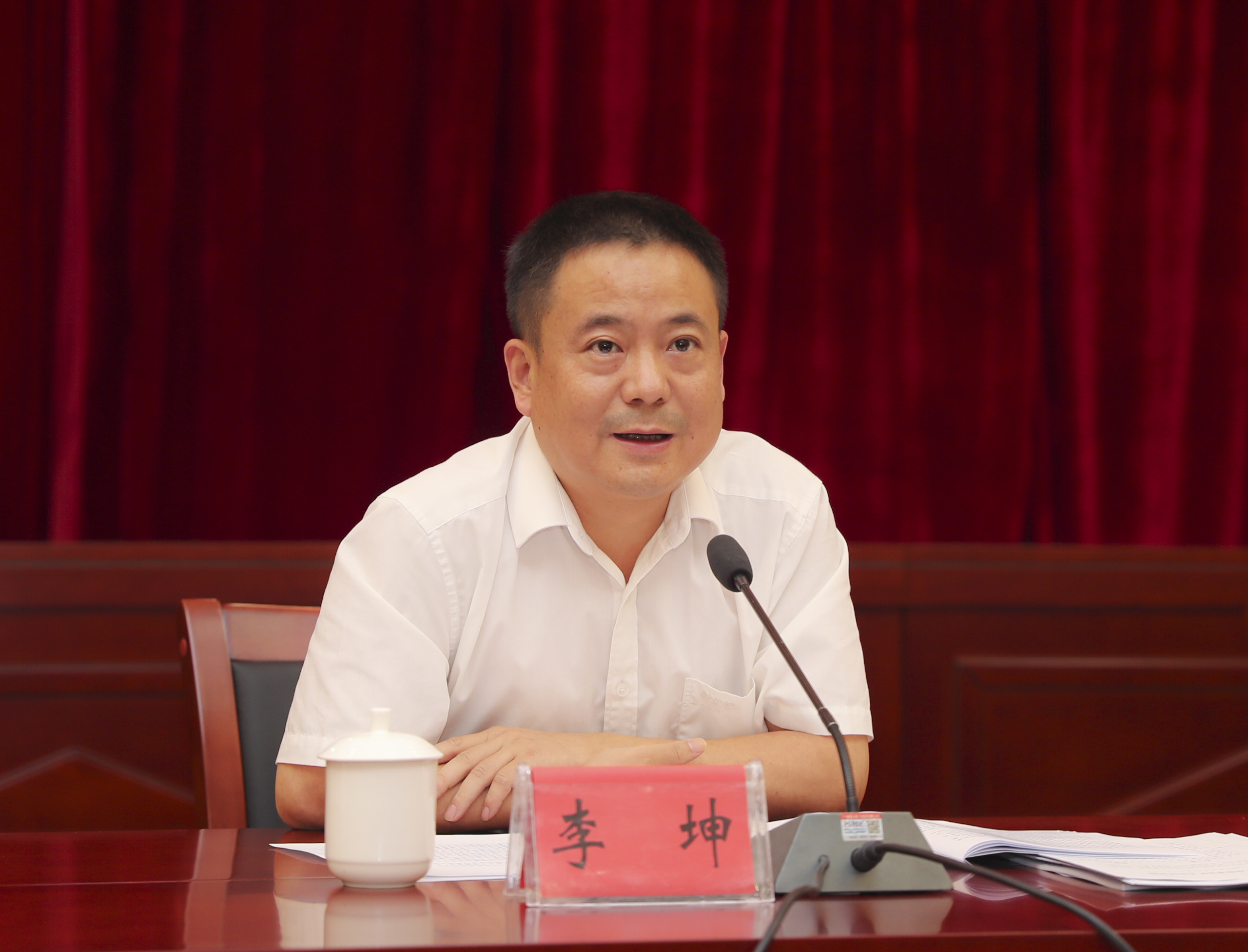 廣東省陽江市陽東區委書記李坤。邱定攝