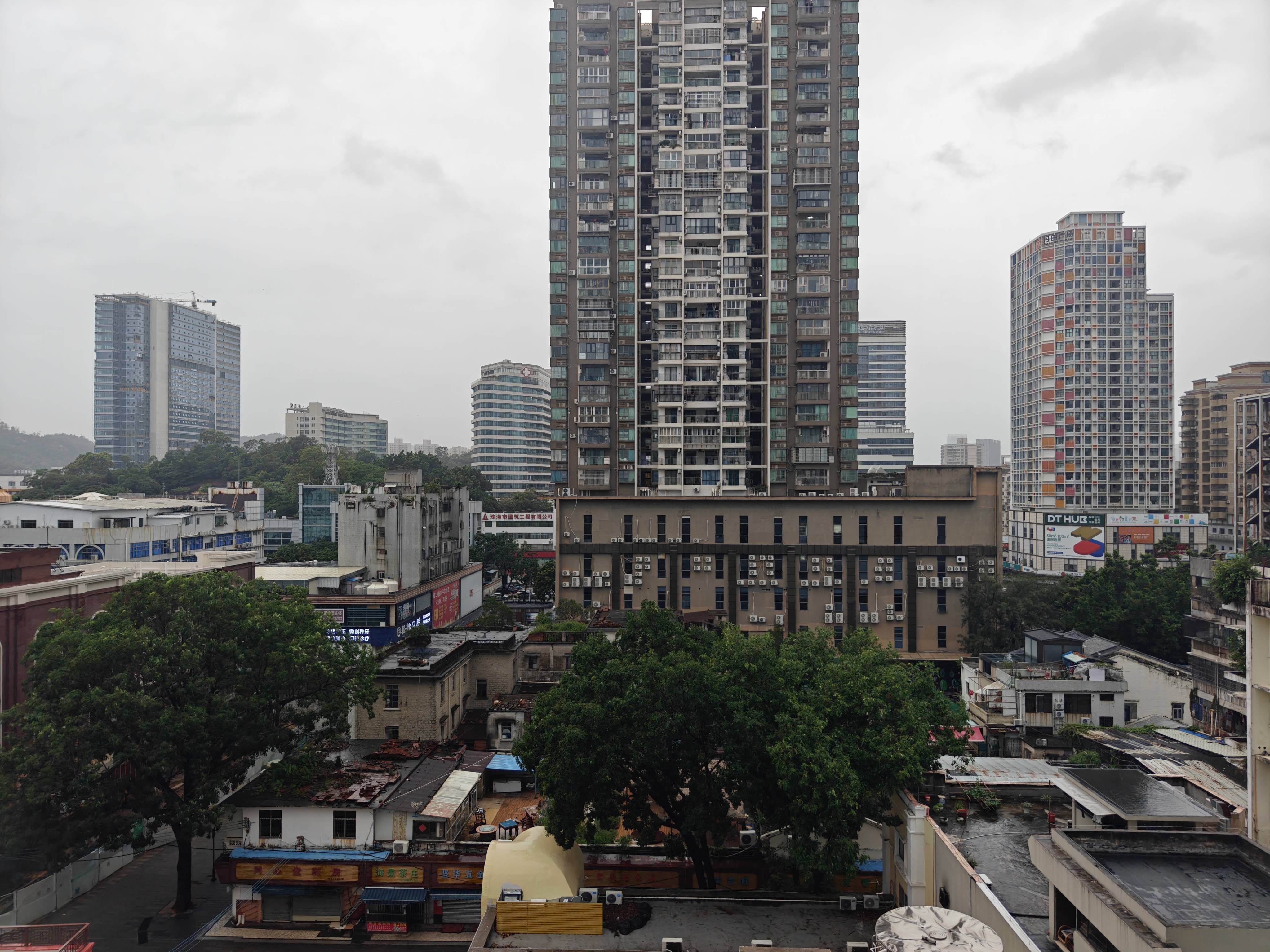 7月20日早晨的珠海市香洲区。人民网 王雅蝶摄
