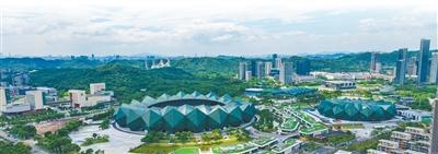 深圳大运中心外景。十五运会和残特奥会深圳赛区执委会供图