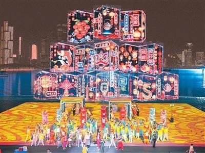 演员在闭幕式现场表演。新华社记者 夏一方摄