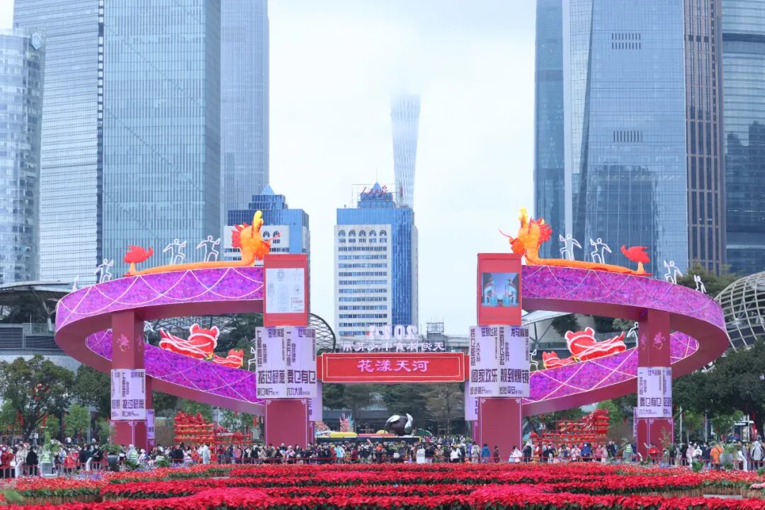 廣州天河迎春花市。（資料圖）