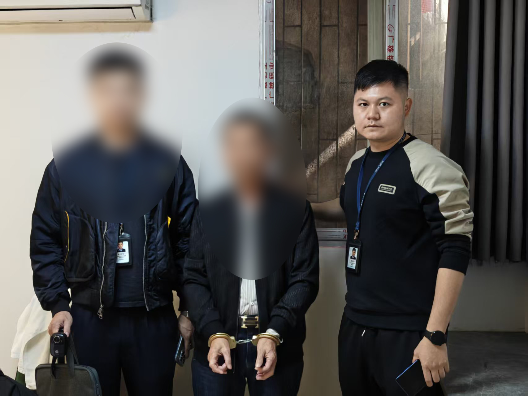 袁博琪同志生前工作照。揭陽市公安局供圖