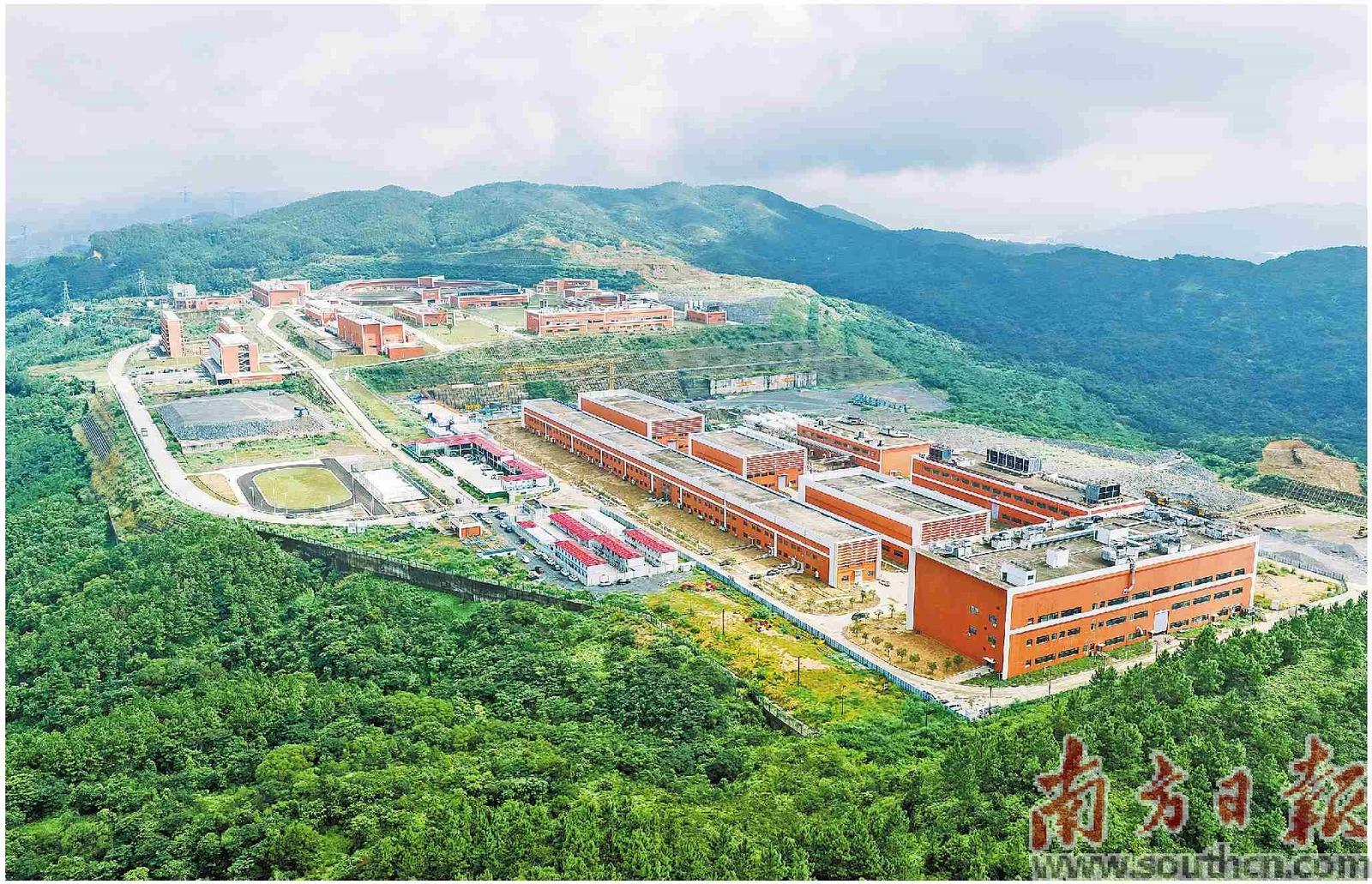 包括強流重離子加速器在內的兩大科學裝置俯瞰圖。南方日報記者 王昌輝 攝