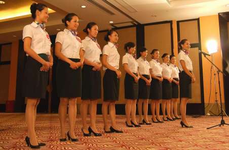 09南航中国亚运空姐招募大汇25强出炉