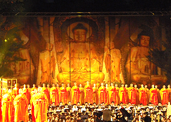 禅宗六祖文化节大型佛教音乐会气势恢宏