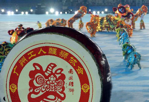 12月19日,广州2010年亚洲残疾人运动会闭幕式