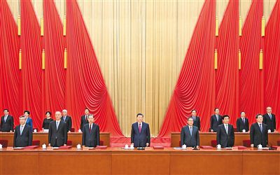 六月二十四日，全国科技大会、国家科学技术奖励大会和中国科学院第二十一次院士大会、中国工程院第十七次院士大会在北京人民大会堂隆重召开。习近平、李强、赵乐际、王沪宁、蔡奇、丁薛祥、李希等出席大会。新华社记者 谢环驰摄